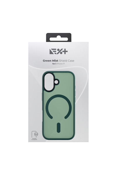 NOA Husa de protectie Mist Shield, compatibila Magsafe, pentru Iphone 17, Verde