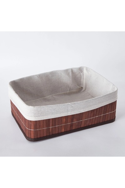 Generic Large Foldable Bamboo Storage Basket