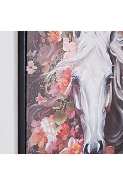 Generic لوحة مرسومة باليد على قماش لوجه حصان إيرسيل - 50x70x2.5 سم