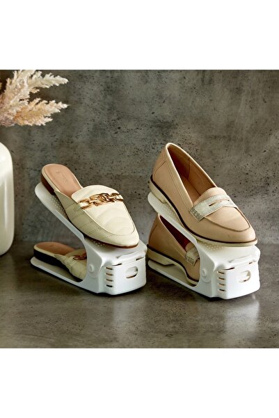 Generic Saga 2-Piece Shoe Organizer - 25x9x9.5 cm