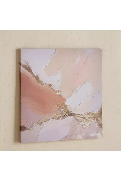 Generic Elmer's Onyx Abstract Lines Canvas Print, Framed - 40 x 40 x 1.8 cm