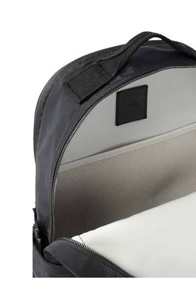 Calvin Klein Men Black Graphic Multi Function Backpack