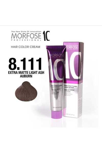 Morfose YENİ 100ml 8,111 ekstra mat açık küllü kumral