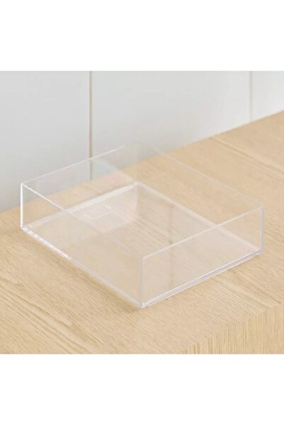 Generic Stackable Crystal Decorative Tray - 15.6 x 19.1 x 4.8 cm