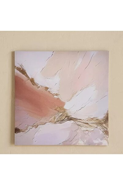 Generic Elmer's Onyx Abstract Lines Canvas Print, Framed - 40 x 40 x 1.8 cm