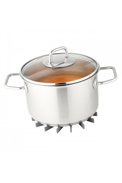 FACKELMANN Covoraș din silicon 44508, 11,5-19 cm, extensibil, rezistent la căldură, gri