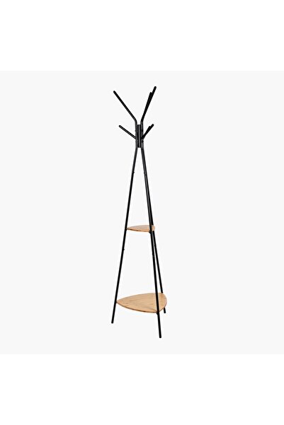 Generic Leo Coat Rack with 2-Tier Storage - 49 x 179 cm