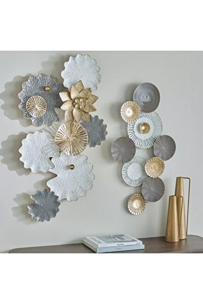 Generic لوحة فنية جدارية معدنية من جورجا - 80.0x44.5x5.1 سم