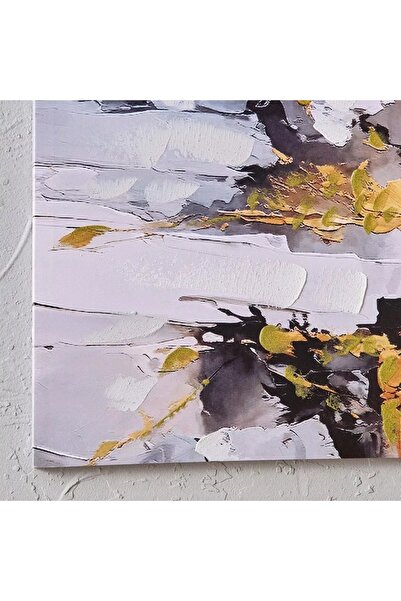 Generic Hand-painted framed wall art by Walmer, abstract print - 50x1.8x70 cm