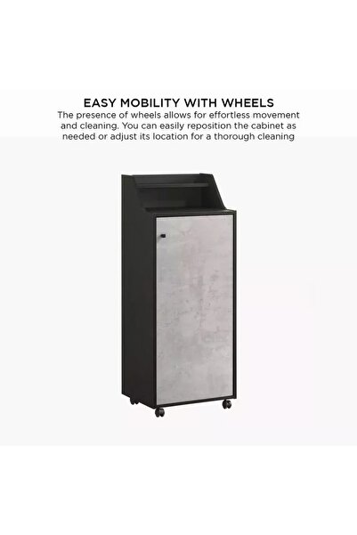 Generic Rover Portable 18 Pair Shoe Cabinet with Storage Shelf