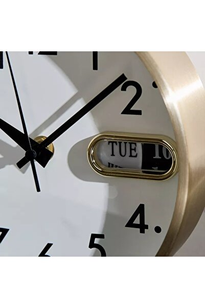 Generic ساعة طاولة ساراتوجا ويلا مع تقويم - ١٧.٥ × ٥.٢ × ١٧.٥ سم