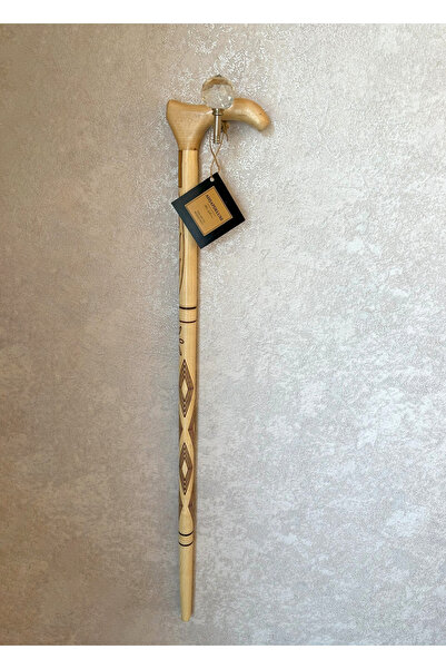 Ahşapdeluxe Desenli Ahşap Baston