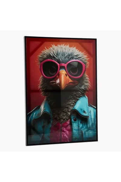 Generic صورة طائر إيرسيل مؤطرة - 50x70x2.5 سم