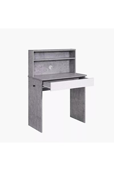 Generic Islet Compact Study Desk with 1 Drawer and Cabinet
