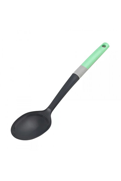 Tasty Serving spoon with scale Go Green 678096, Soft handle, 34 cm, Plastic, Green
