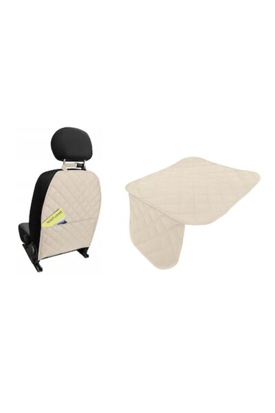 Metru Patrat Set 2 huse scaune auto, matlasate, mărime universală, culoare cr...