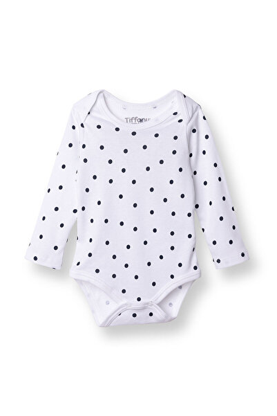 Tiffany Kız Bebek Uzun Kol Body Çıtçıtlı Zarf Yaka