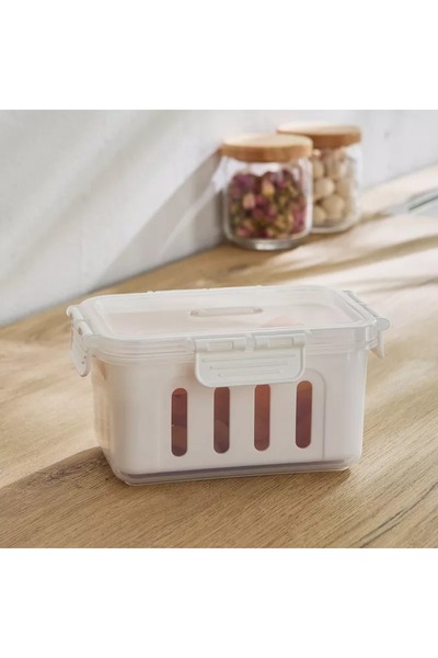 Generic Systematico Clip Lock Canister with Drain - 1000 ml
