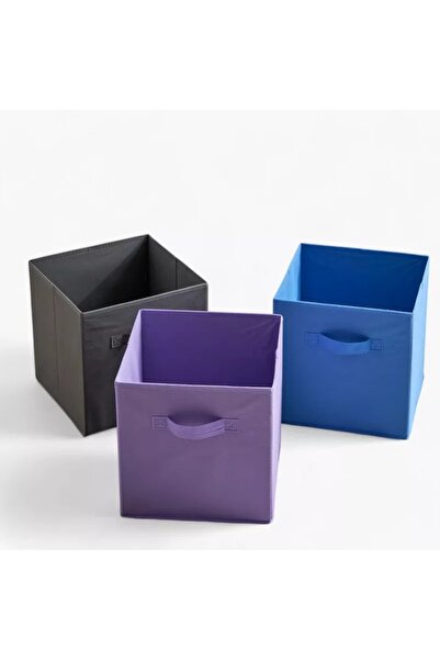 Generic Adventurer Candice 3-Piece Fabric Storage Box Set - 27.3x27.3x27.9 cm