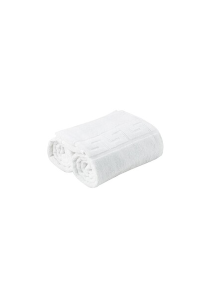 Bedora Set of 2 Hotel Line face towels, Bedora, 50 x 90 cm, 100% carded cotton, 500 gr/sqm, white