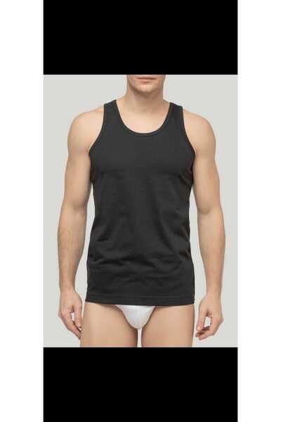 pamuklu SET OF 3 MEN'S BLACK T-SHIRTS, SIZE L