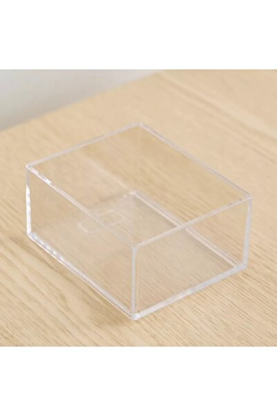 Generic Stackable Crystal Decorative Tray - 7.8 x 9.5 x 4.8 cm