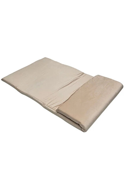 Generic Single mattress with high-density soft foam texture, velvet fabric mattress with foam filling, size (190*90*6 cm)