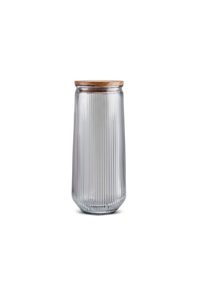 Karaca Massimo Cam Saklama Kabı Antrasit 1700 ml