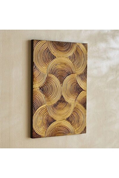 Generic 100% Hand Painted Agate Abstract Framed Wall Art - 50 x 2.8 x 70 cm