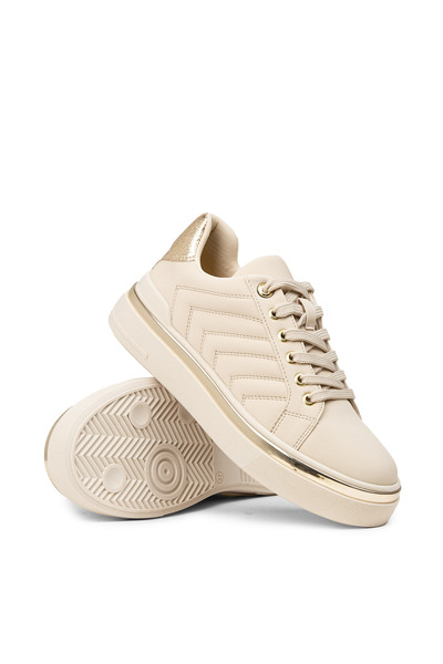 Deery Γυναικεία Μπεζ Παπούτσια Sneaker