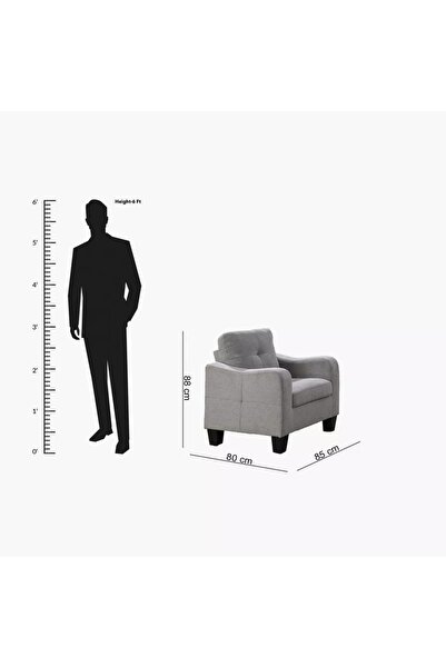 Generic Belgian fabric armchair