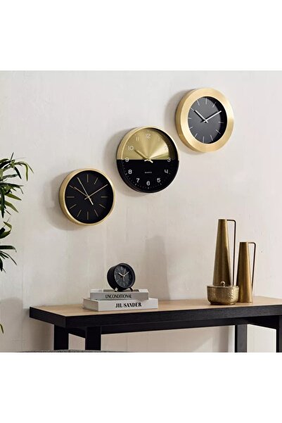 Generic ساعة حائط معدنية من ميدو - 30 سم