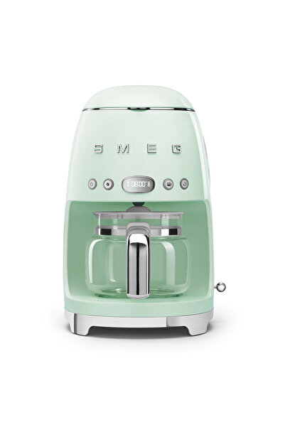 SMEG ماكينة تحضير القهوة بتنقيط على طراز الخمسينيات، باللون الأخضر الباستيل