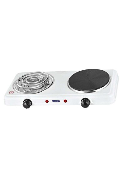 DLC Dual Stone Electric Stove – Powerful & Efficient Cooking Solution 2000 W SH-355 White