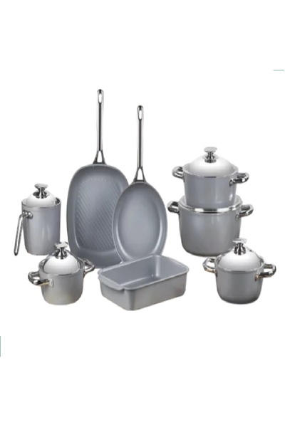 SAFLON Savlon 13-piece ceramic cookware set