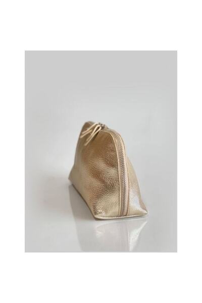 ANNA FELLINI Porrtfard piele, ANNA FELLINI, St. Tropez, auriu, 23x8x14 cm