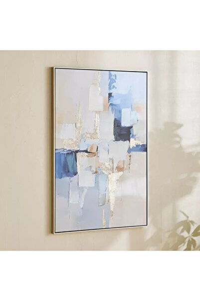 Generic Hand-painted abstract art painting with a bright frame - 120 x 80 cm