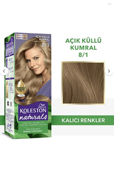 Naturals Wella Kolleston Açık Küllü Kumral 8/1