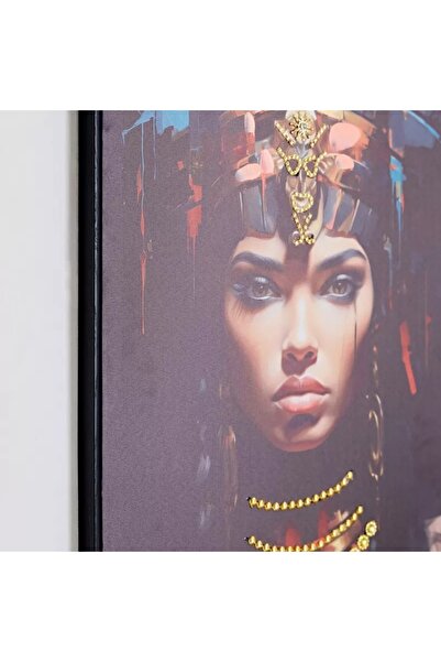 Generic لوحة قماشية لفتاة إيرسيل مرسومة باليد - 50x70x2.5 سم