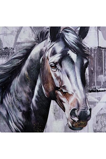 Generic Hand-painted Nairobi Horse Wall Art - 80x3x80 cm