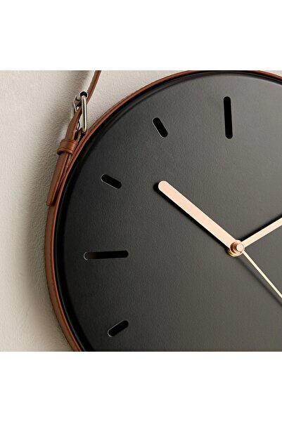 Generic ساعة ميدو المعدنية الإبداعية بحزام جلدي - 31x5.5x31 سم