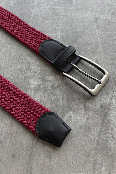 HYMAN Ανδρική ζώνη από ψάθινο πλέγμα