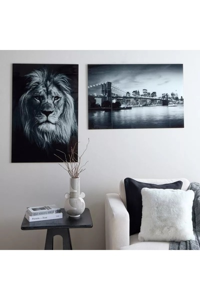 Generic لوحة جدارية من الزجاج المقوى لجسر فيستا - مقاس 60×90 سم