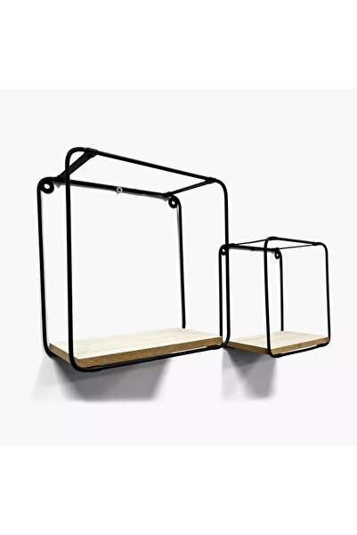 Generic Sera Square 2-Piece Wall Shelf Set