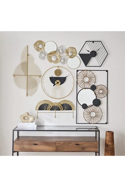 Generic Sonnet Metal Wall Art with Hooks - 61x28x5 cm