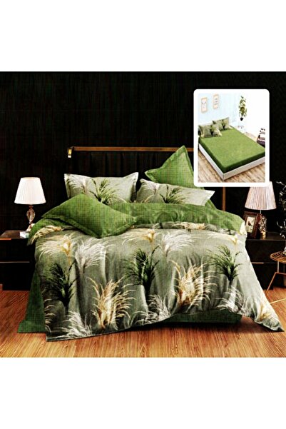 PATONE Lenjerie de pat finet, cearceaf cu elastic 160x200cm, 6 piese, pentru ...