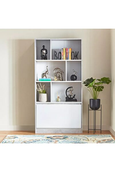 Generic Alford Patara Three-Tier Bookcase with Drawer
