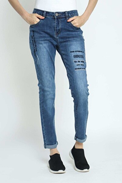 Kitschen Printed Long Jeans