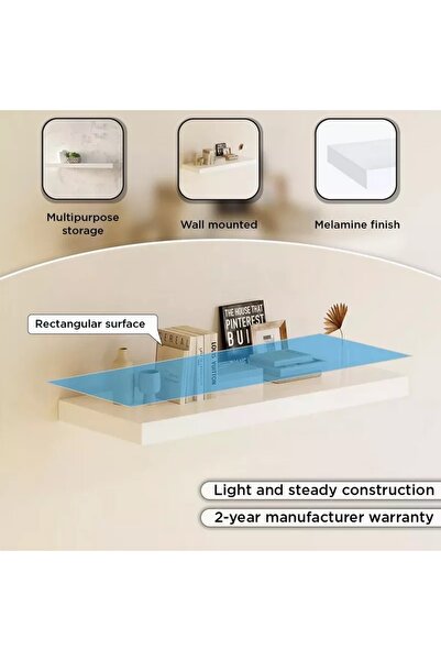 Generic Jazz Wall Shelf - 60x23.5x3.8 cm