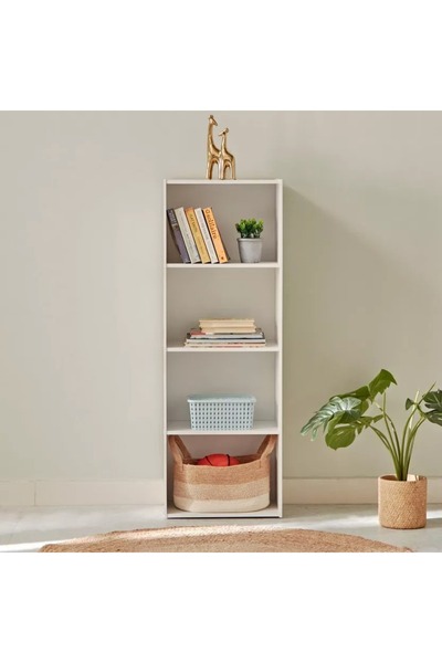 Generic Vanilla Junior 4-Tier Bookcase